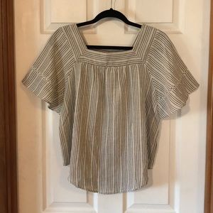 Square Neck Universal Thread Blouse